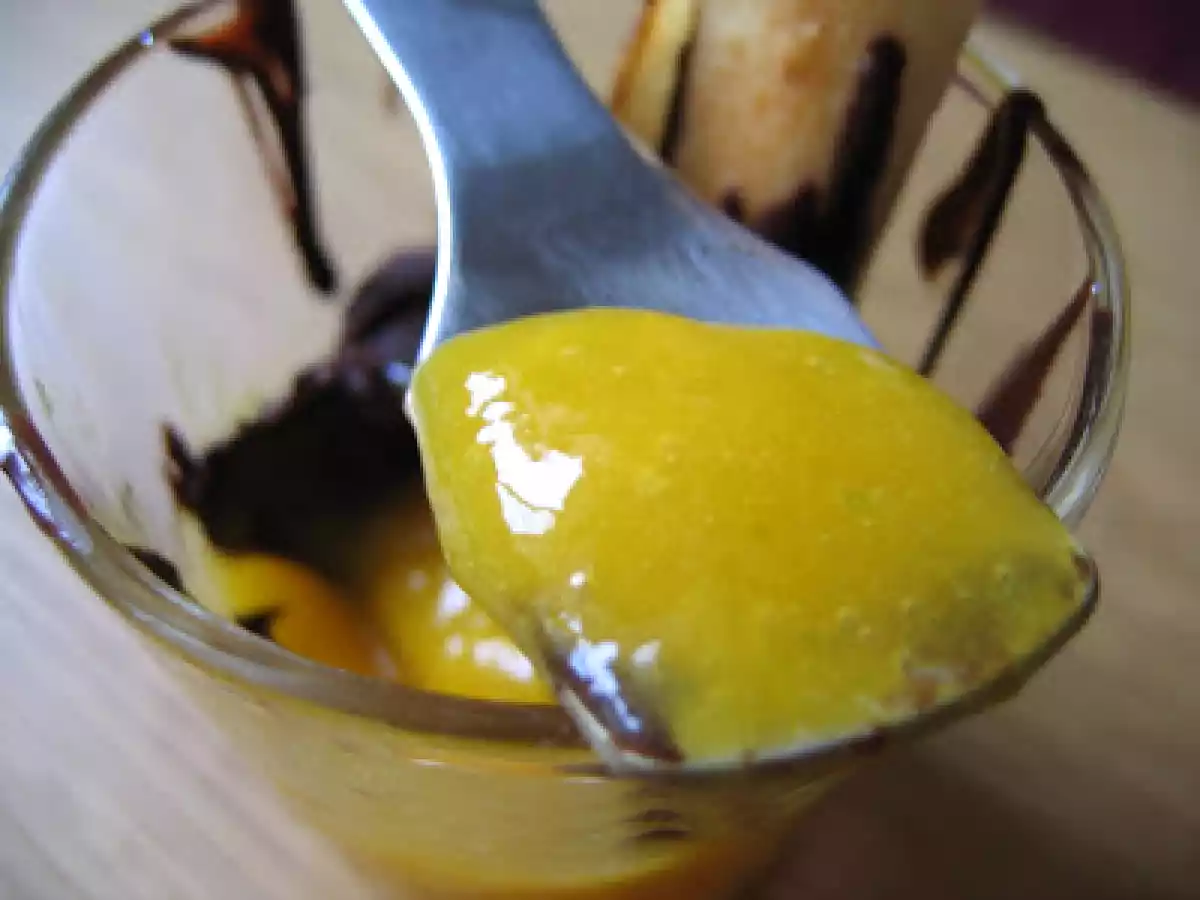 Sorbet mangue - citron vert, chocolat fondu & cigarettes en feuilles de... - photo 3