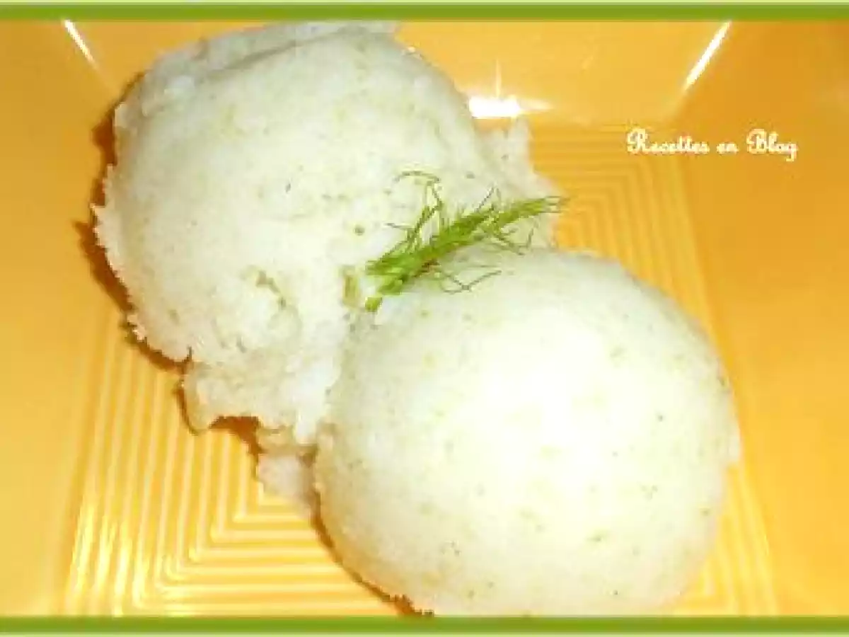 SORBET PIMENTE AU FENOUIL
