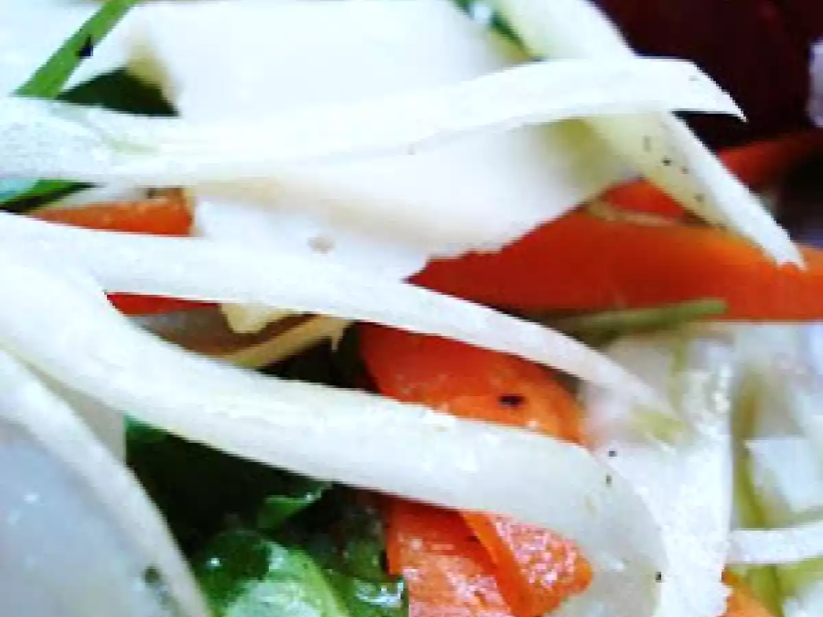 Sorbet pomme-roquette ; entremets coco prune, caramel balsamique - photo 3