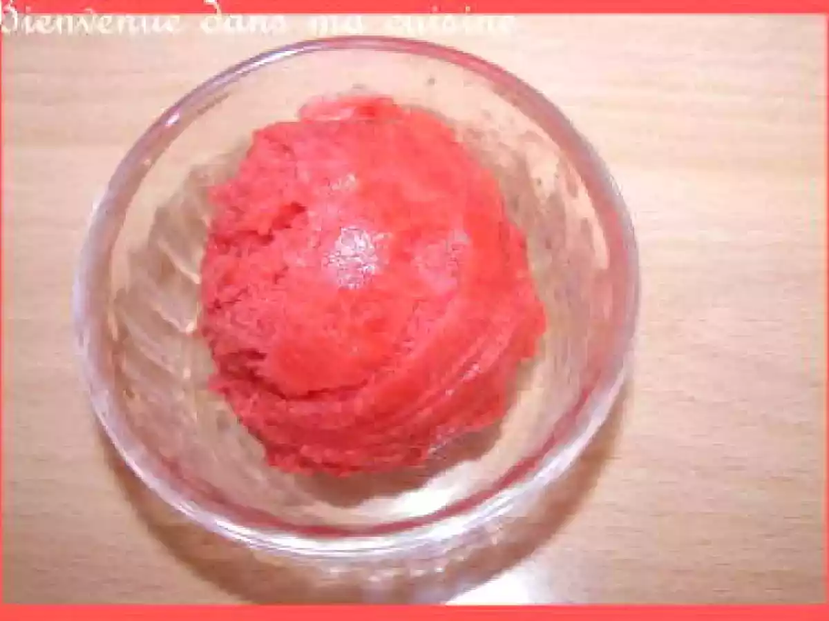 Sorbet rhubarbe & Fraise