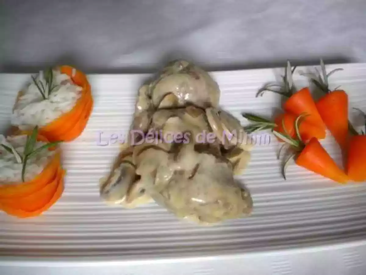 Sot ly laisse de dinde aux champignons et au Porto