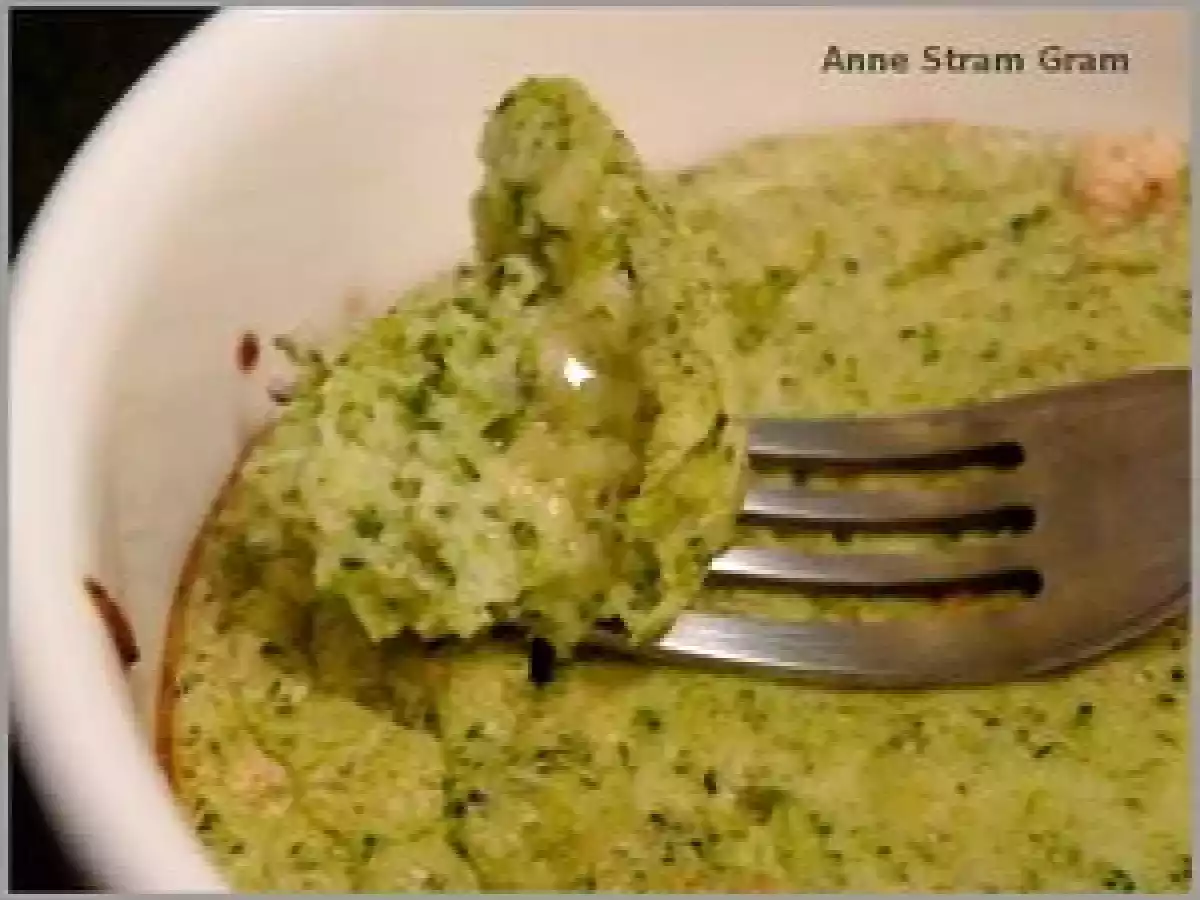 Soufflé au brocoli