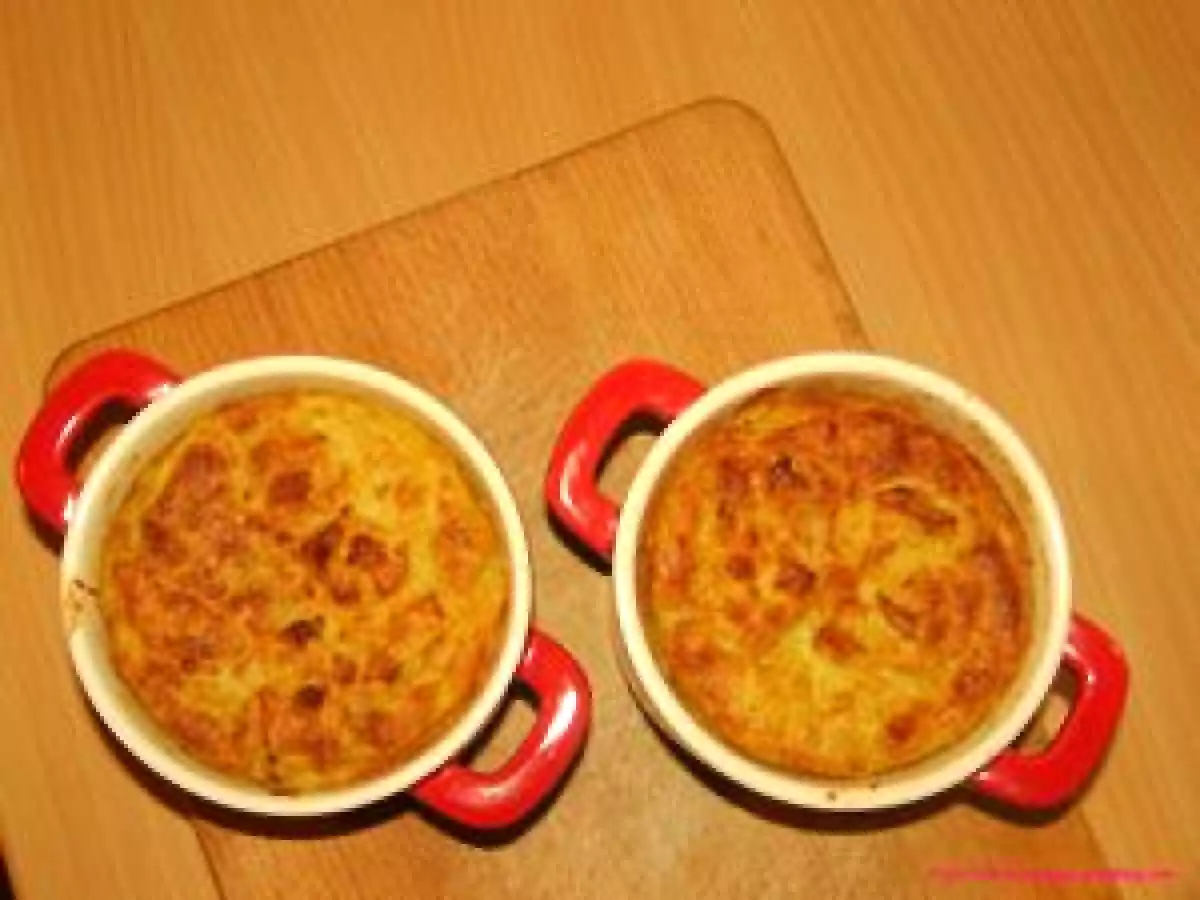 Soufflé aux choux fleur, pommes de terre et colin - photo 2
