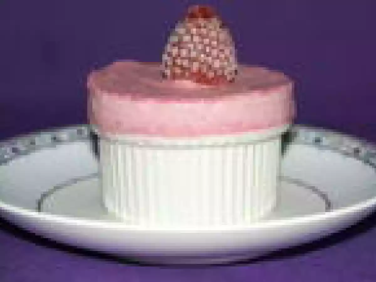 Soufflé glacé aux framboises
