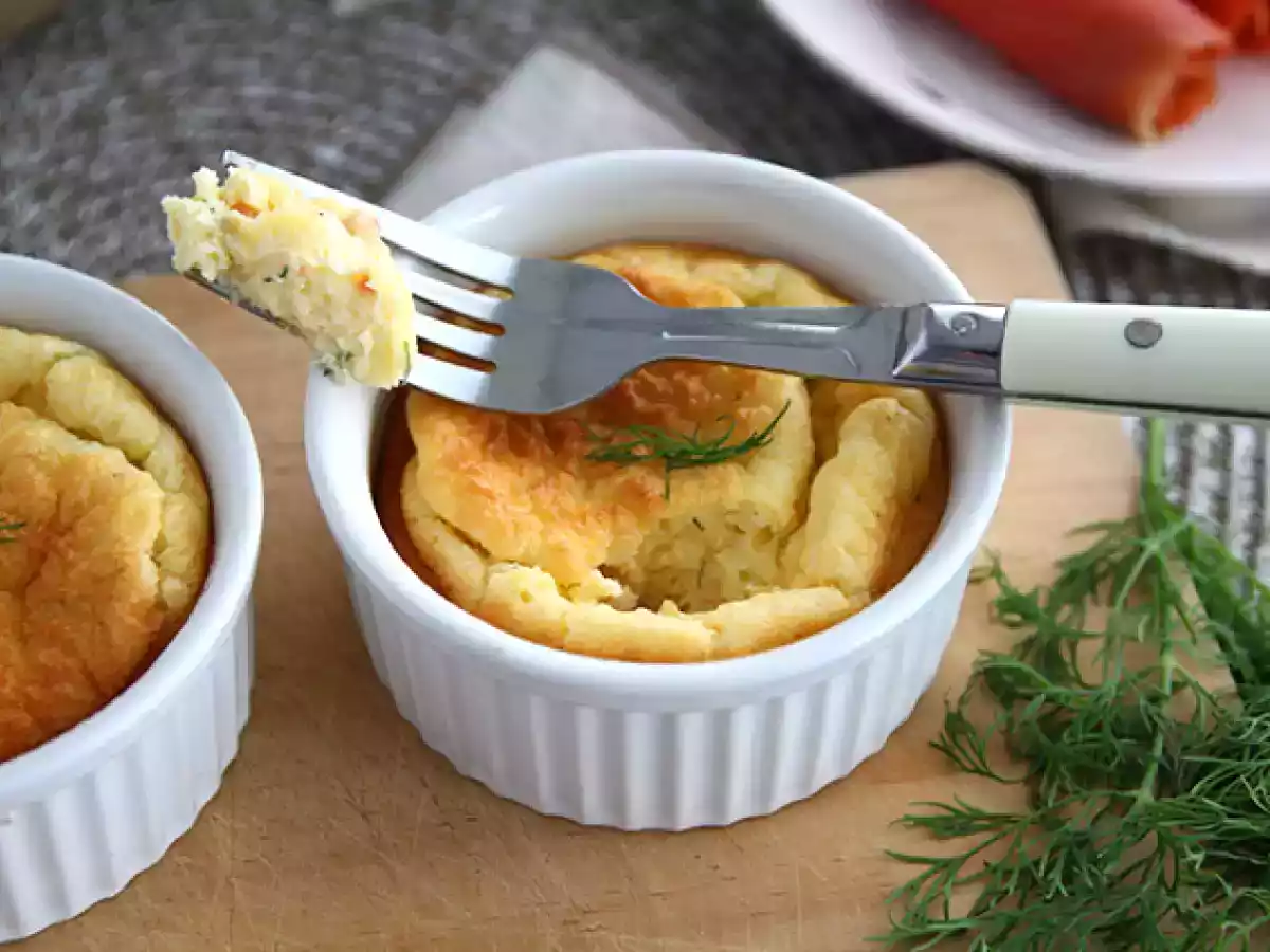 Soufflés au saumon fumé et au fromage frais - photo 2