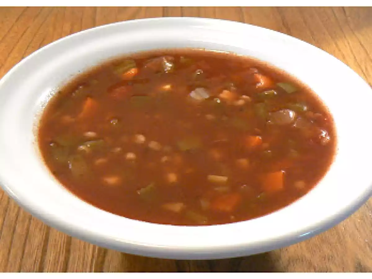 Soupe à l'orge et au boeuf