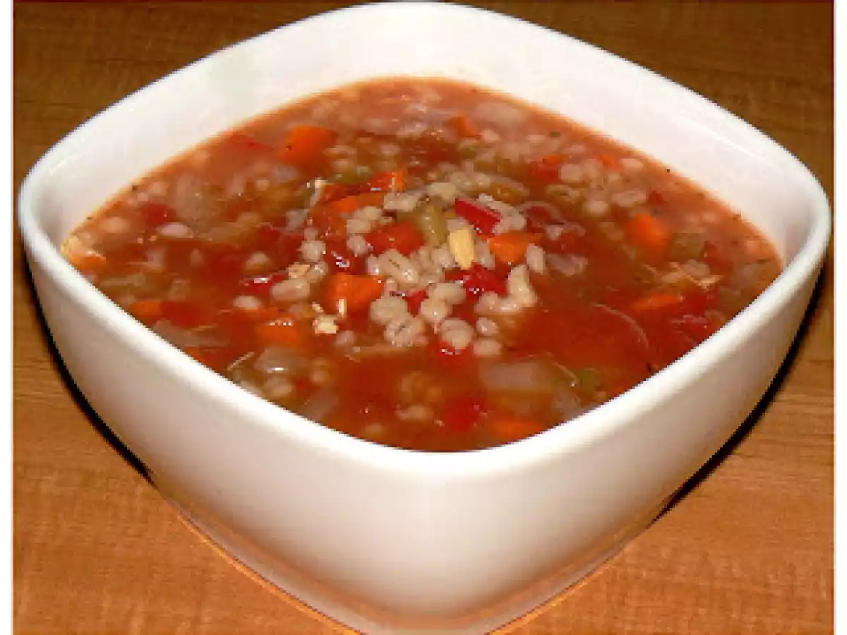 Soupe à l'orge et aux légumes