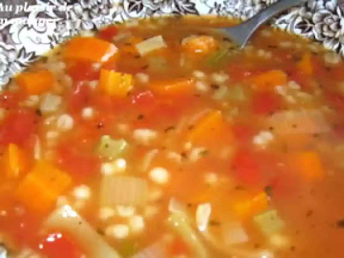 Soupe à l'orge et aux légumes