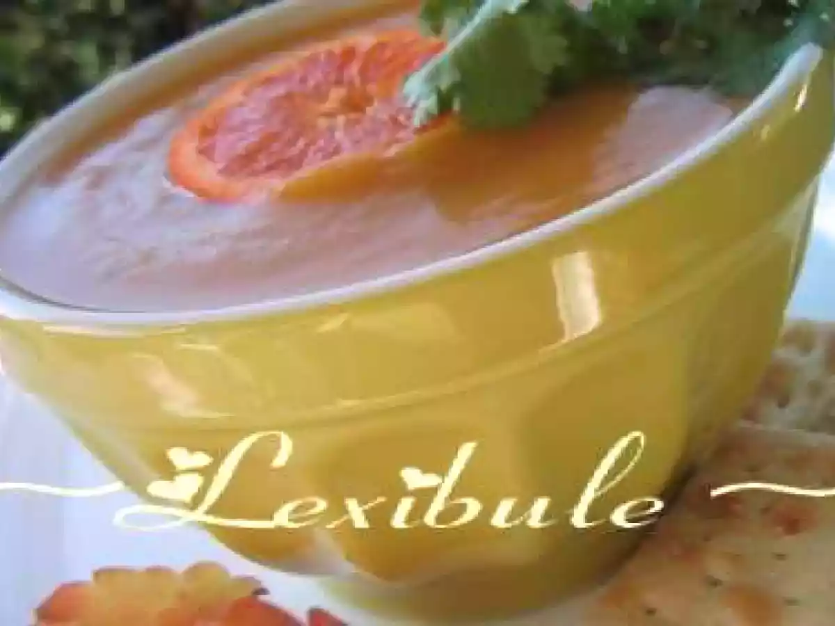 Soupe à la courge, au gingembre et à l'orange
