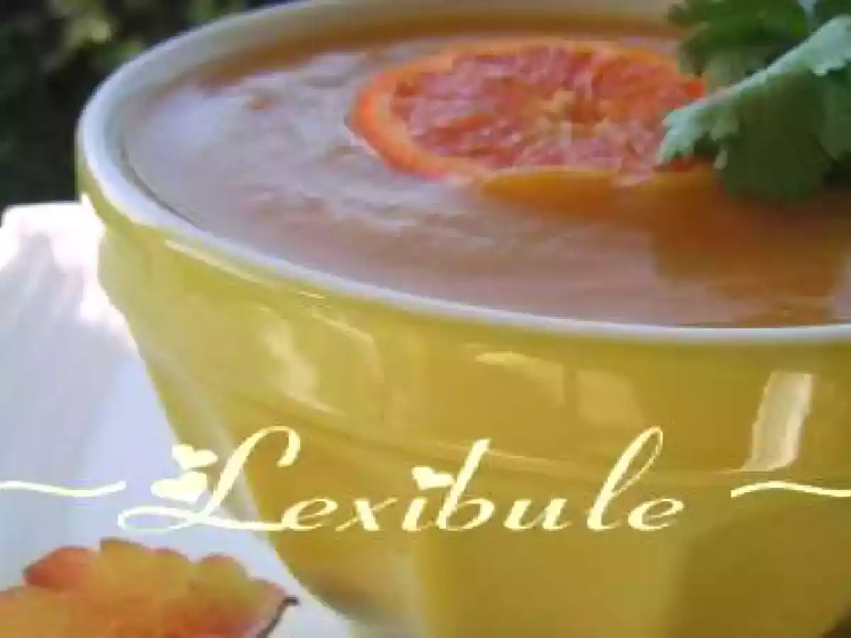 Soupe à la courge, au gingembre et à l'orange - photo 2