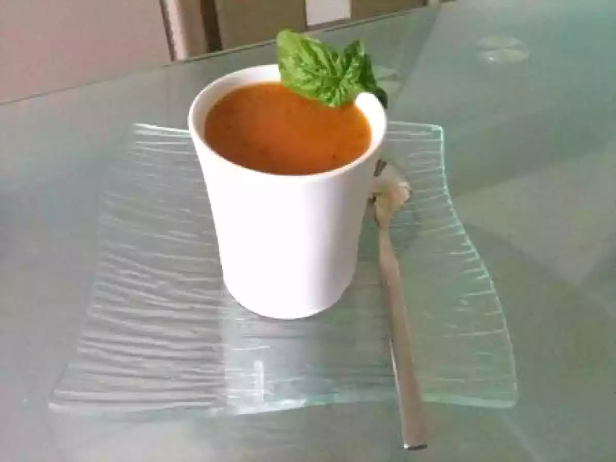 Soupe à la tomate et au basilic (Maroc) - photo 2