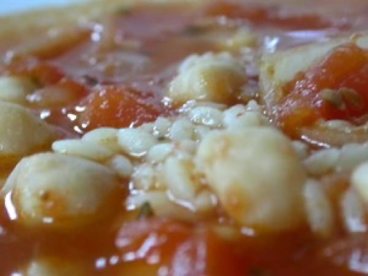 Soupe à la tomate et aux pois chiche - photo 2