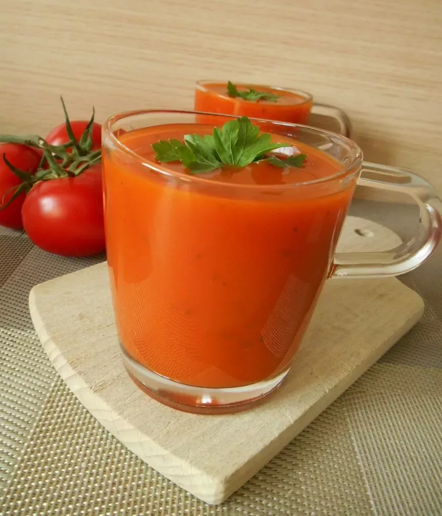 Soupe à la tomate express - Recette Ptitchef