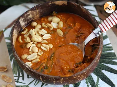 Soupe africaine: tomate, cacahuète et blettes - African Peanut soup, photo 3