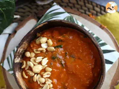 Recette Soupe africaine: tomate, cacahuète et blettes - african peanut soup