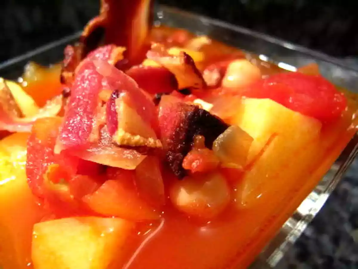 Soupe au chorizo, pois chiches et pommes de terre - photo 2