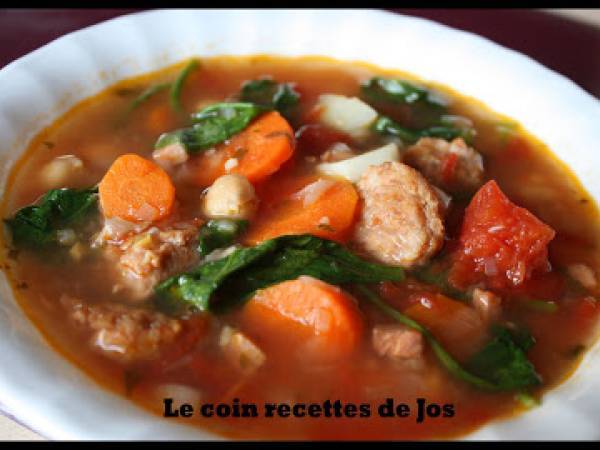 SOUPE AU JAMBON ESPAGNOLE