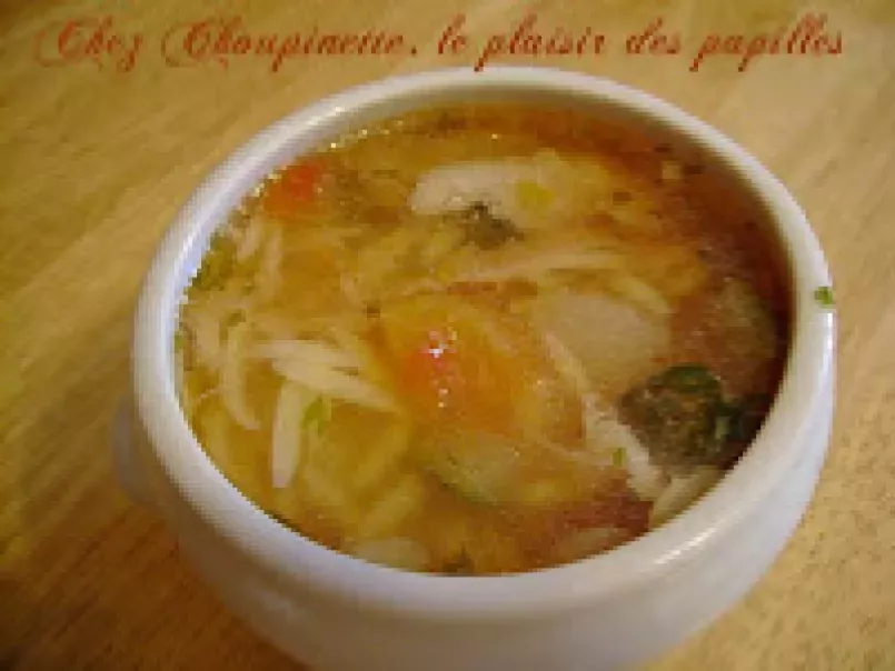 Soupe au poulet et légumes méditéranéens, photo 2