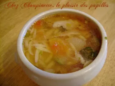 Soupe au poulet et légumes méditéranéens, photo 2