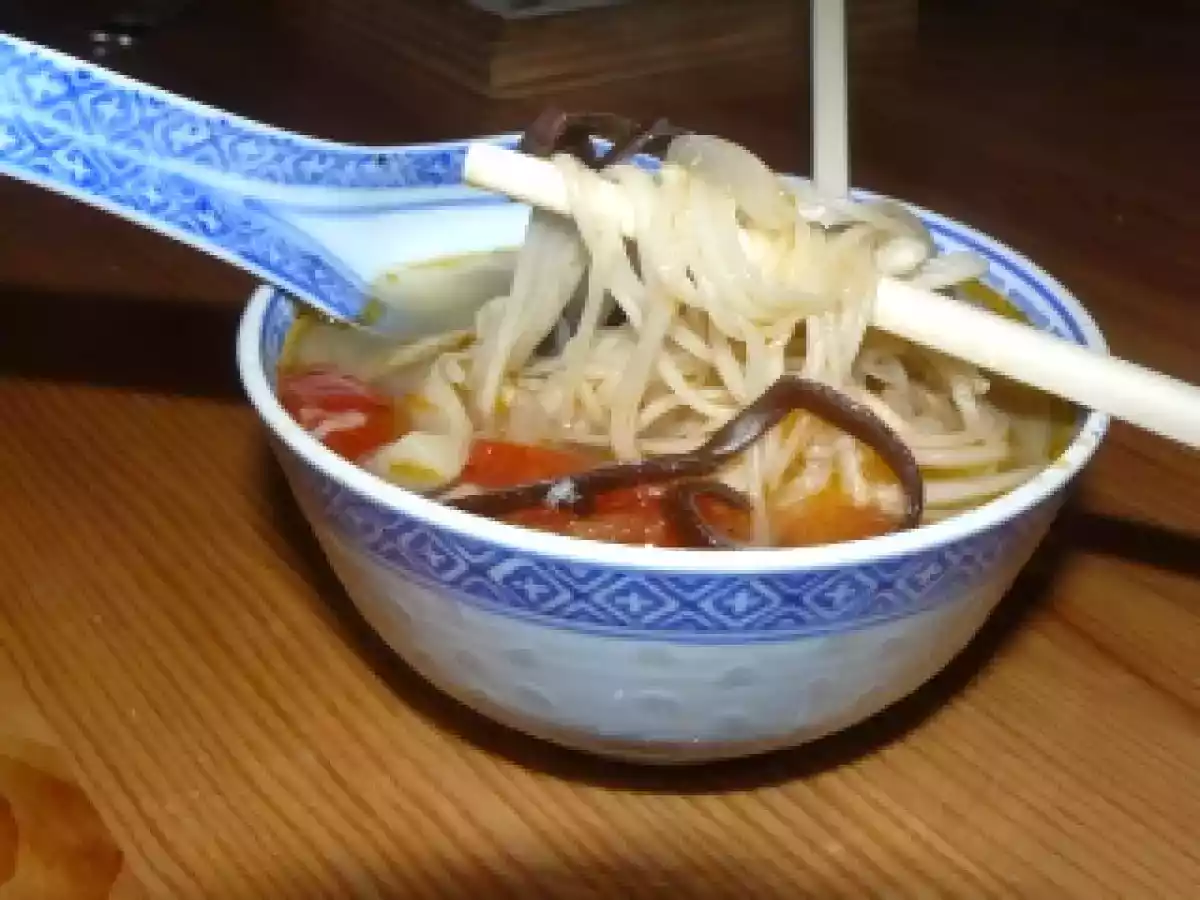 Soupe au poulet presque chinoise ? - photo 2