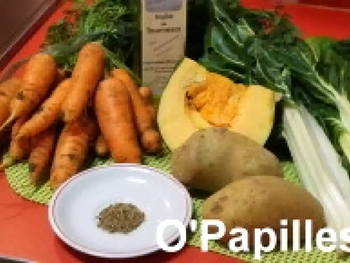 Soupe aux blettes, potiron, carottes et pommes de terre - photo 2