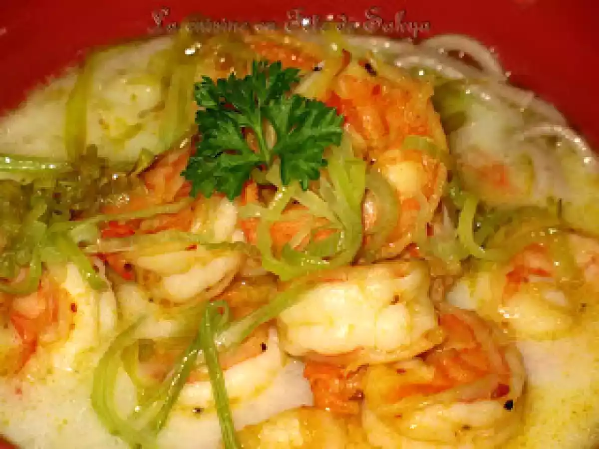 Soupe aux Crevettes, au Porc et au Lait de Coco - photo 2