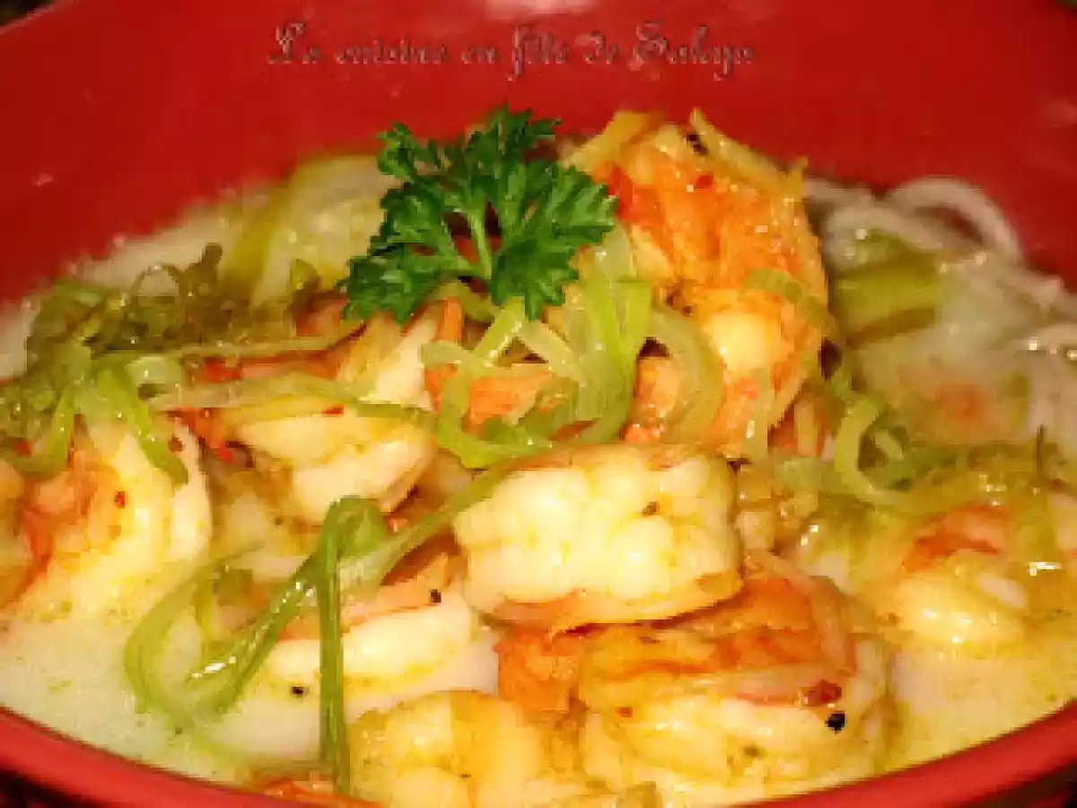 Soupe aux Crevettes, au Porc et au Lait de Coco - photo 3