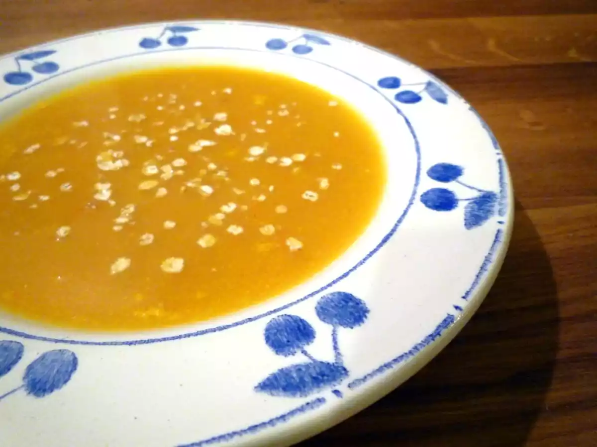 Soupe aux flocons d'avoine