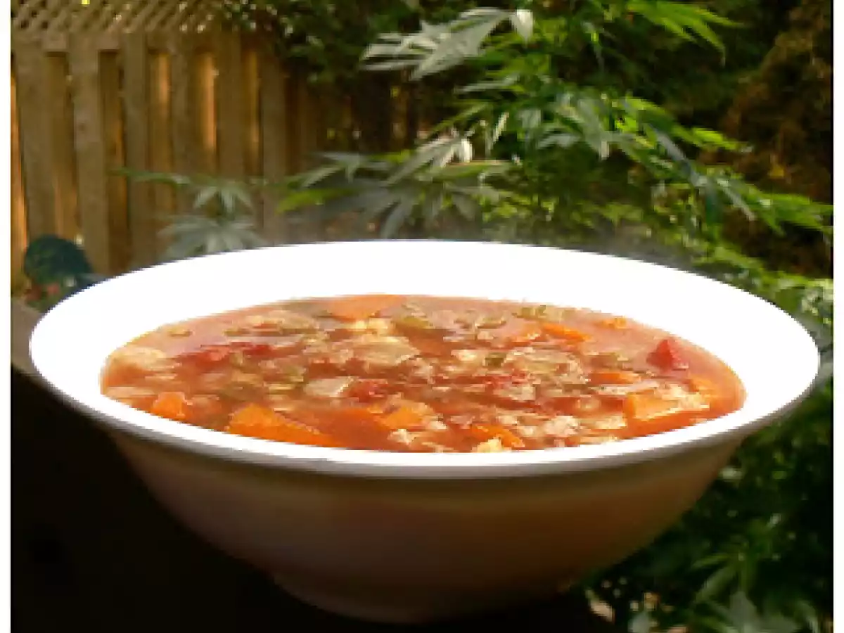 Soupe aux légumes et poulet - photo 2