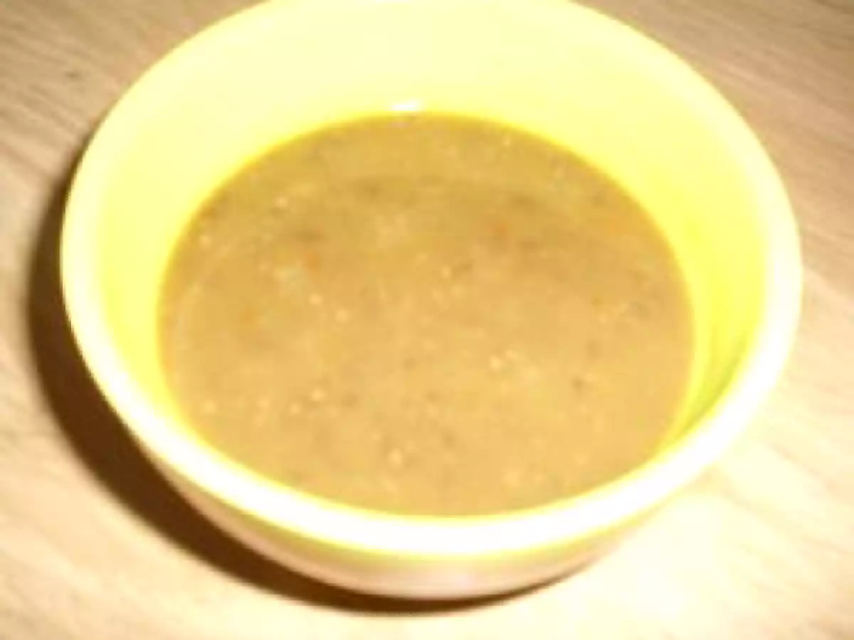 Soupe aux lentilles vertes