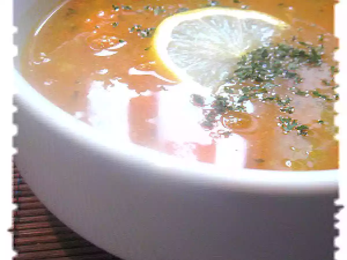 Soupe aux pois chiches à la marocaine