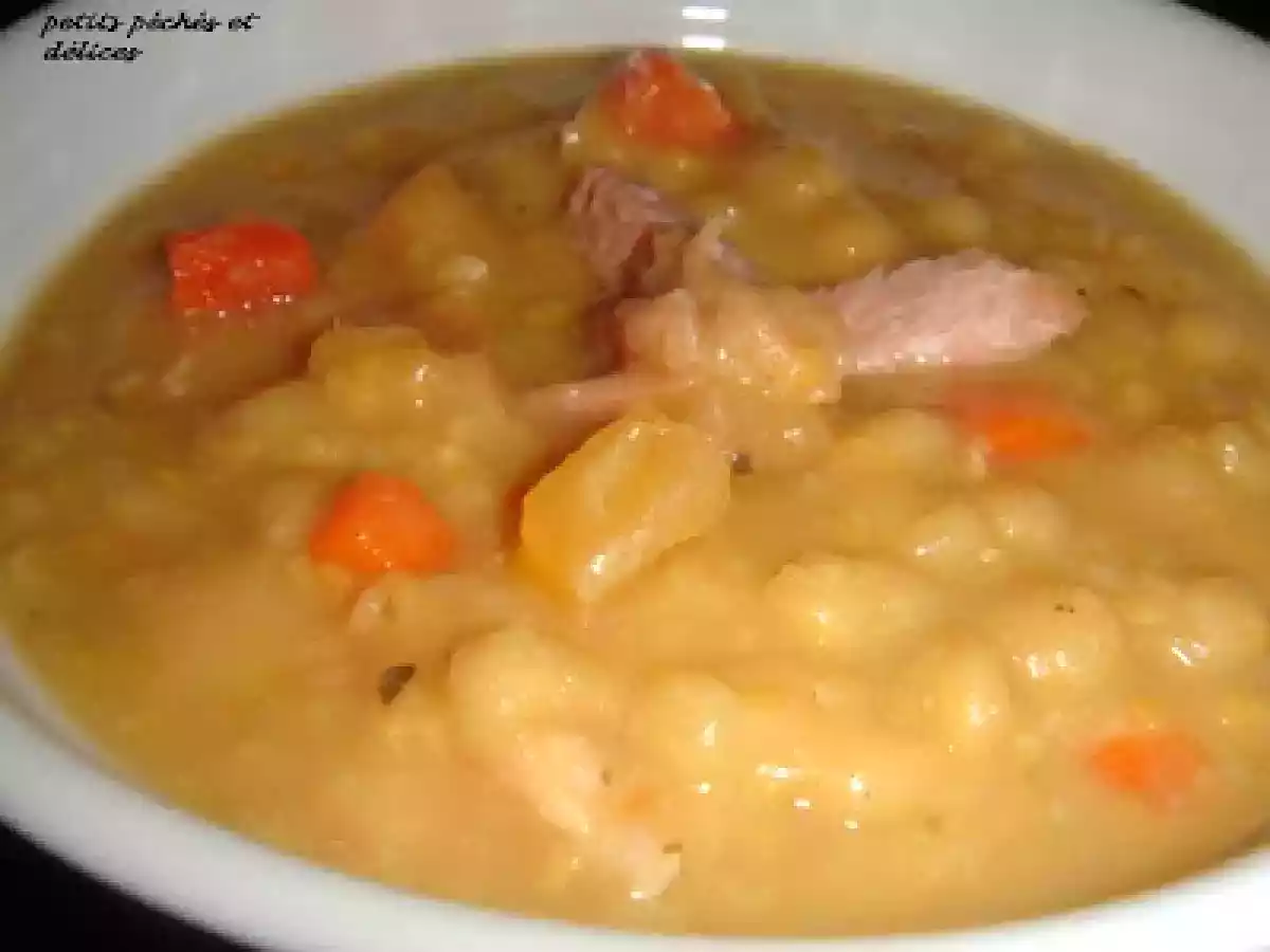 Soupe aux pois du Château