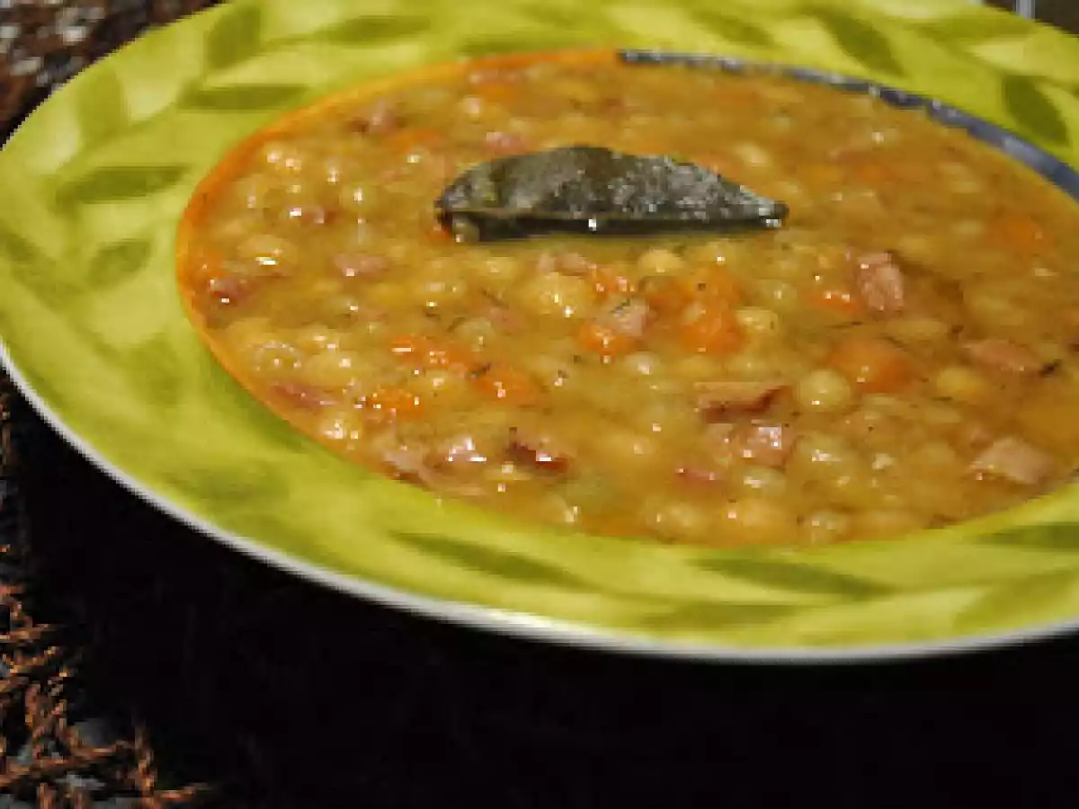 Soupe aux pois traditionnelle au jambon - photo 2
