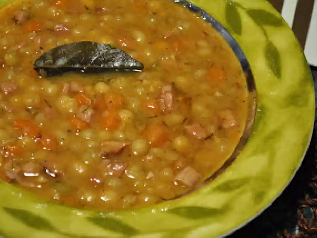 Soupe aux pois traditionnelle au jambon - photo 3