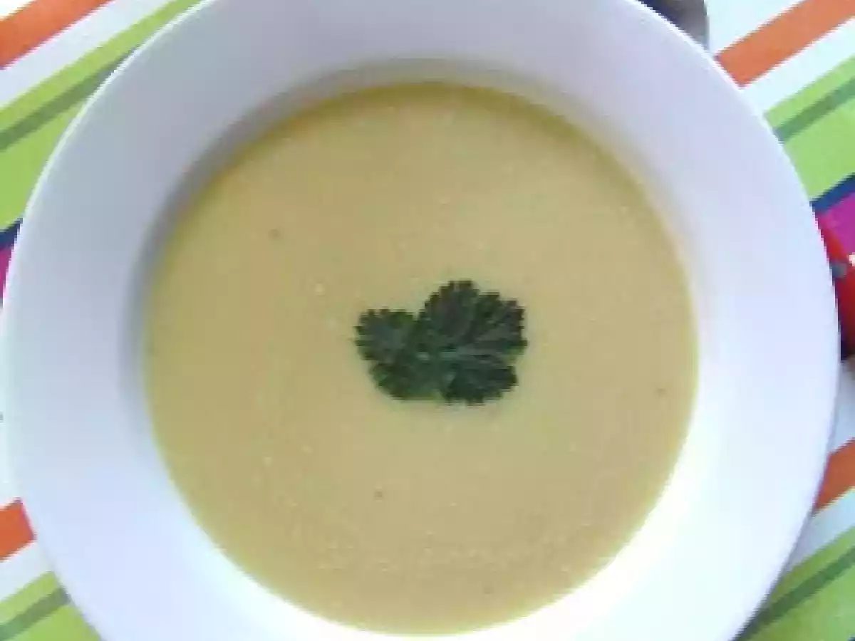 Soupe banane-poireau