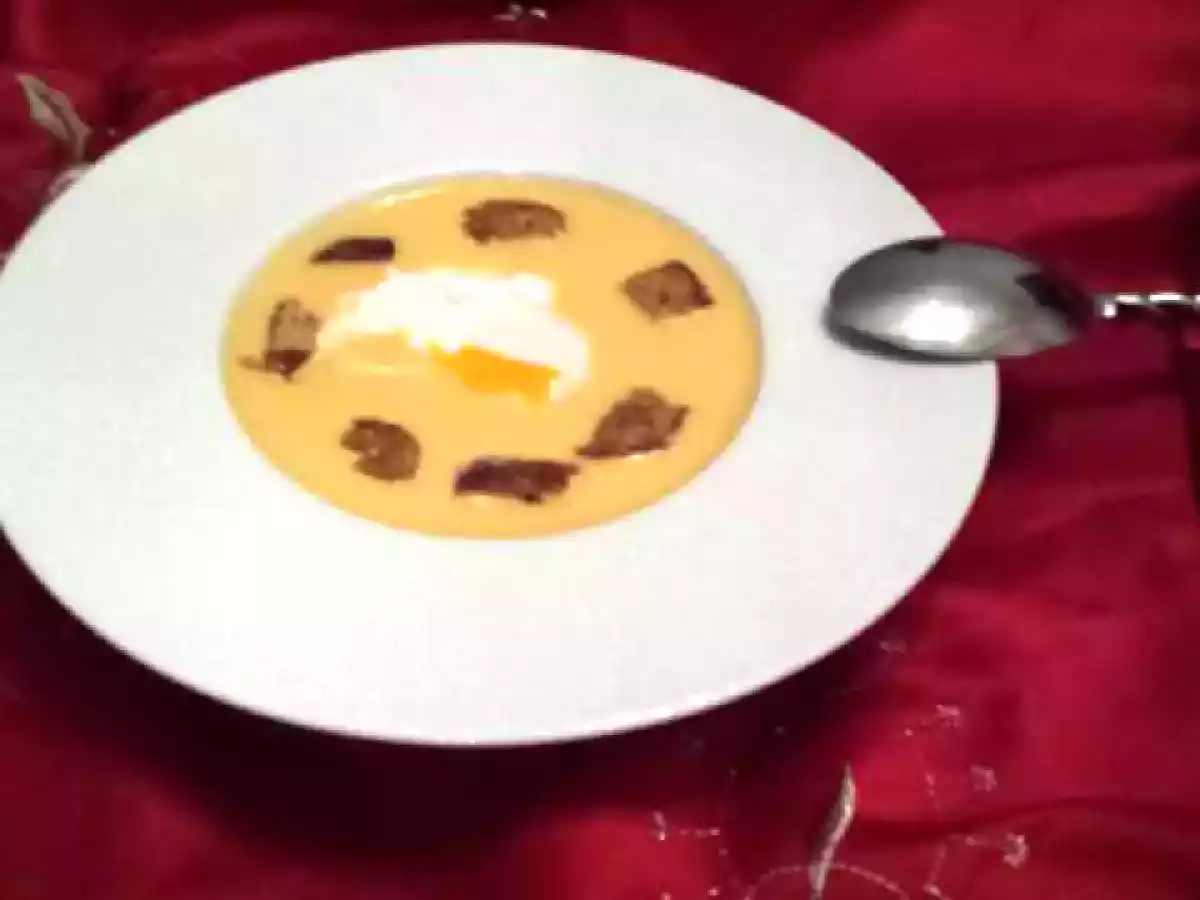 Soupe butternut, oeuf poché et croûtons maison - photo 3