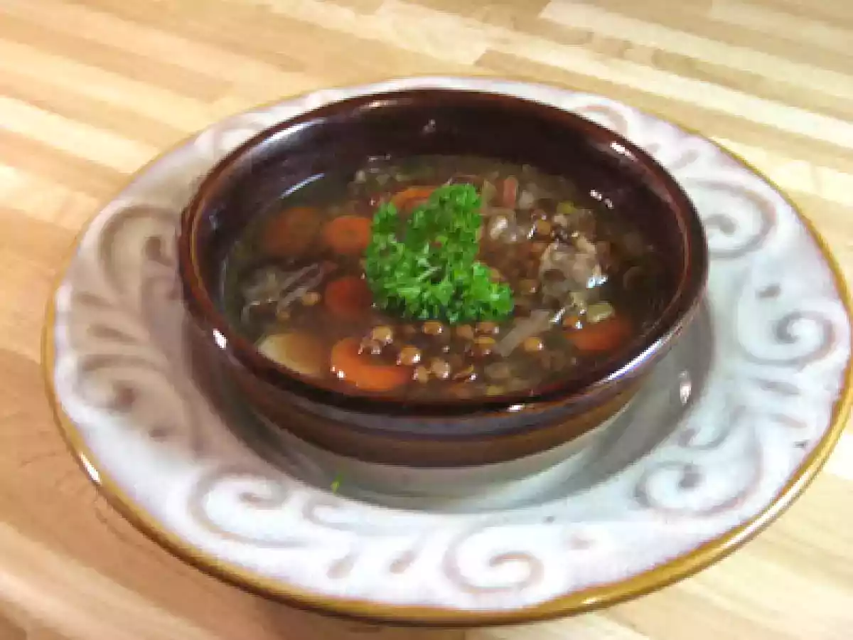 Soupe campagnarde aux lentilles - photo 2