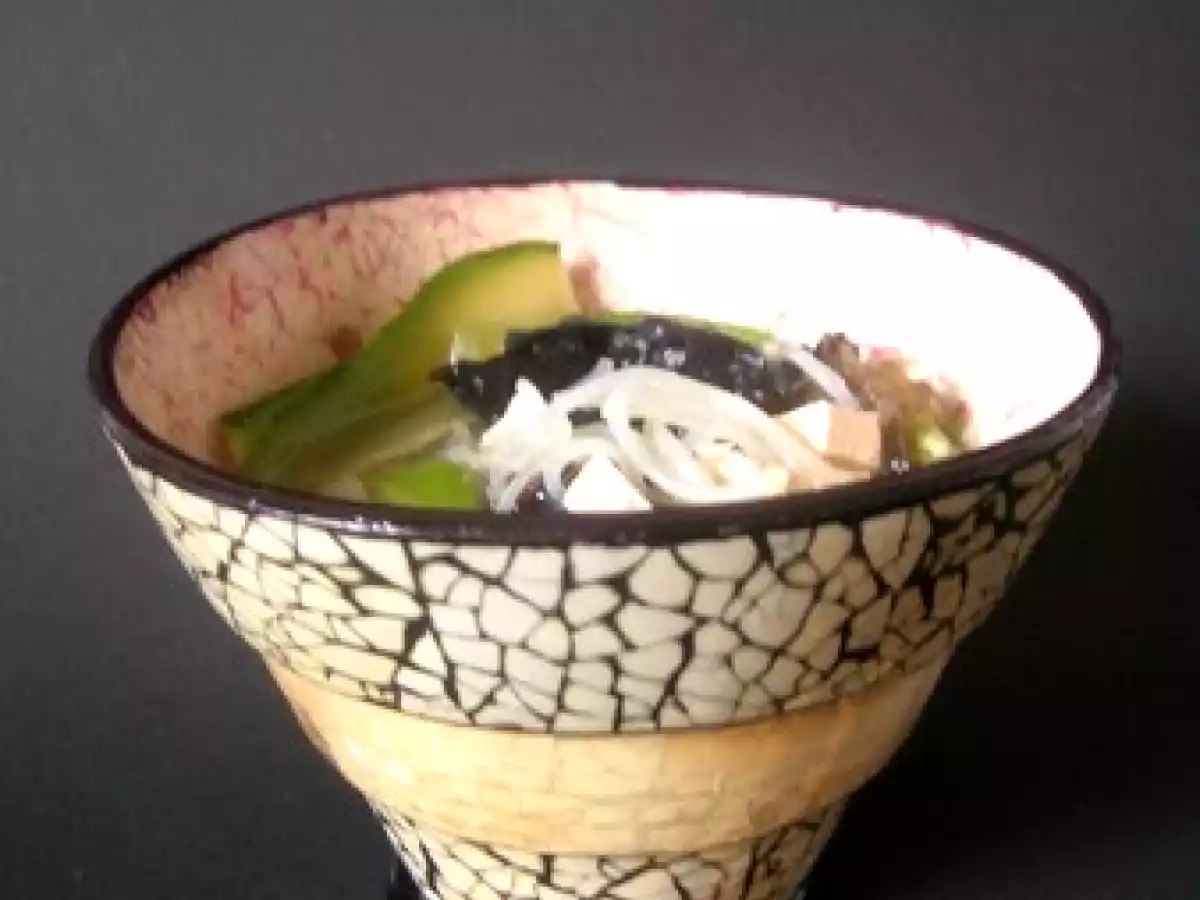 Soupe chinoise aux vermicelles et champignons noirs - photo 2