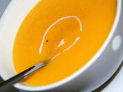 Soupe courge butternut et orange