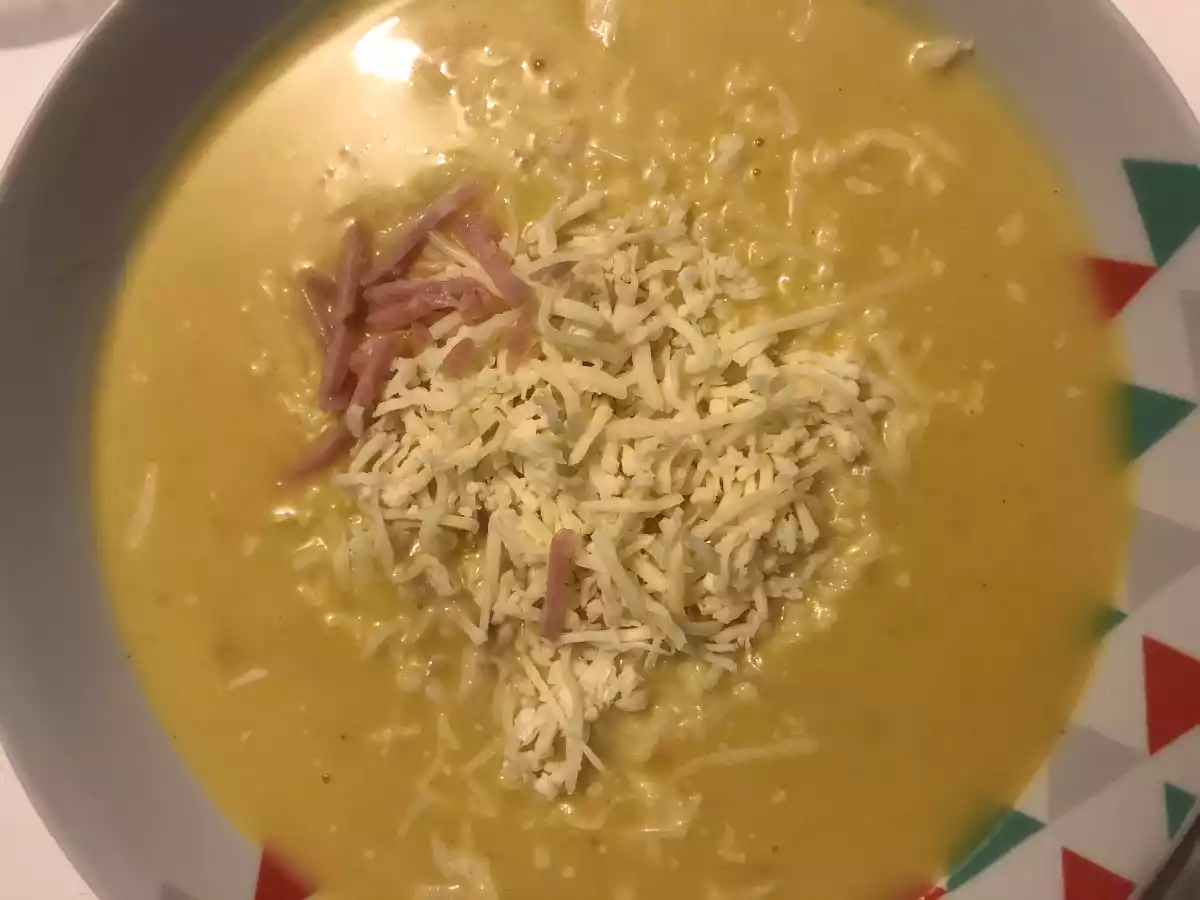 Soupe courgette / carotte / curry