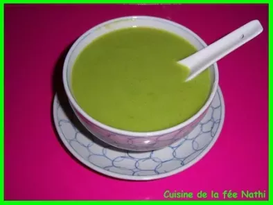 Soupe Courgettes Petits Pois Curry