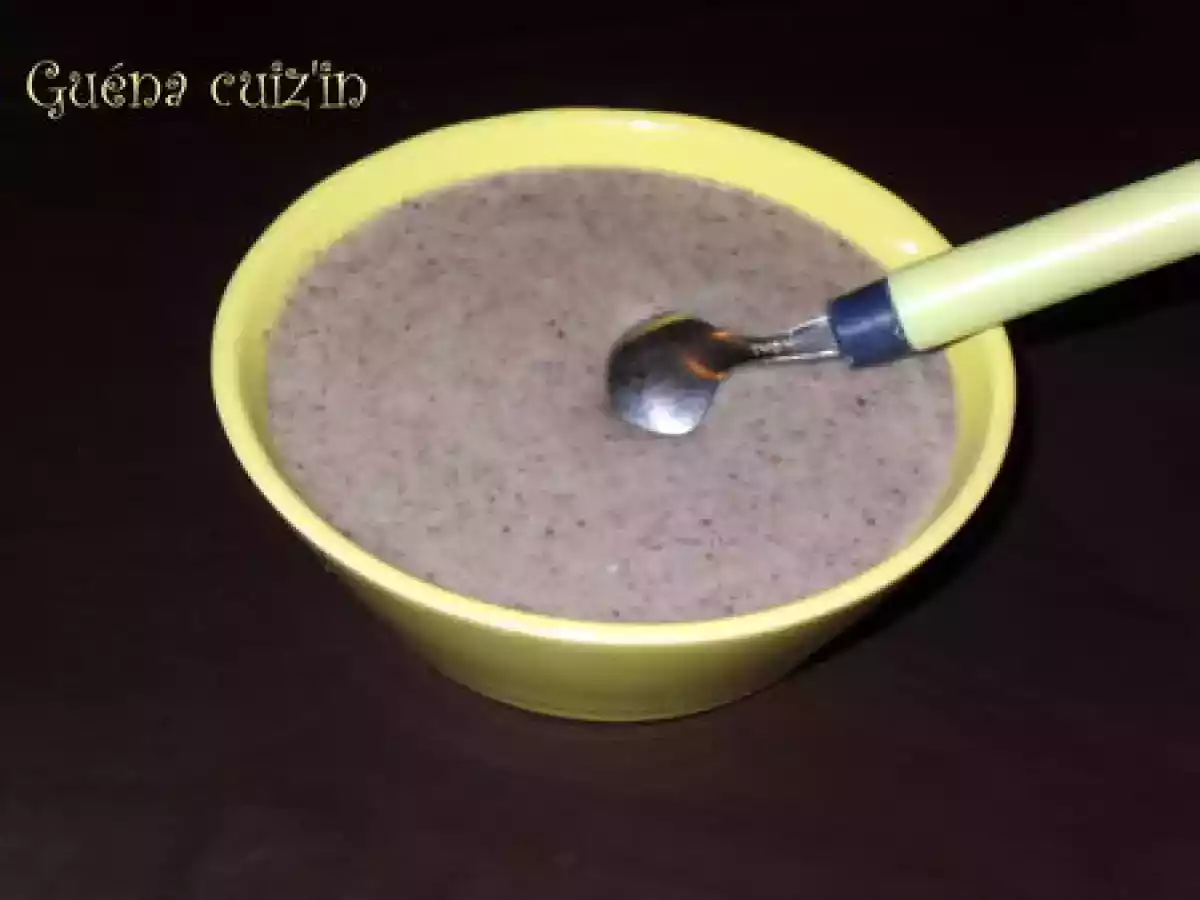 Soupe d'avoine et champignons