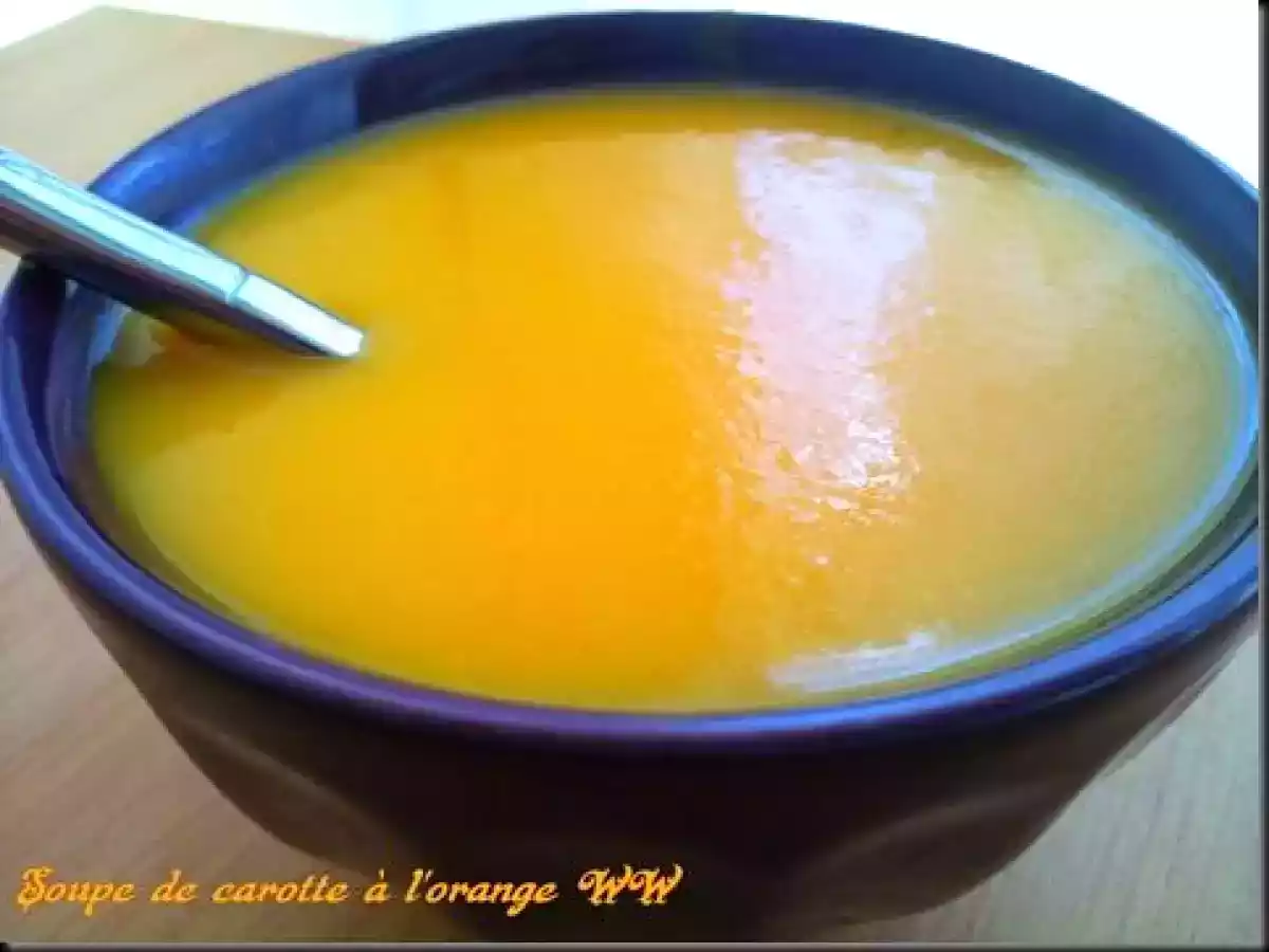 Soupe de Carotte à l' Orange WW