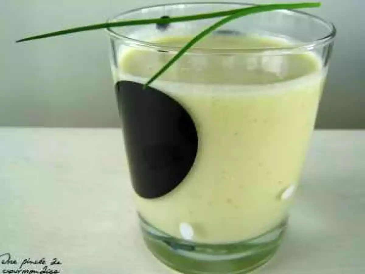 Soupe de courgette au chèvre frais