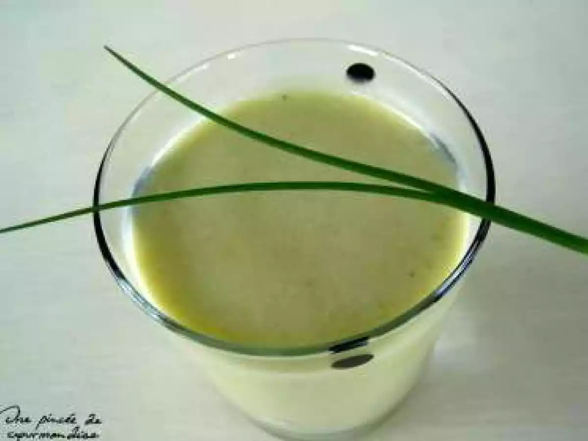 Soupe de courgette au chèvre frais - photo 2