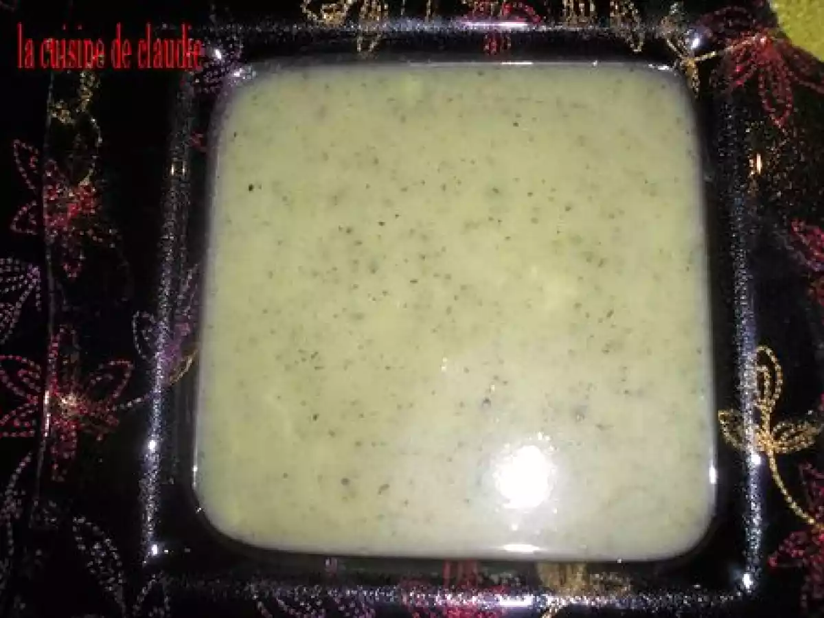 Soupe de courgettes au mascarpone