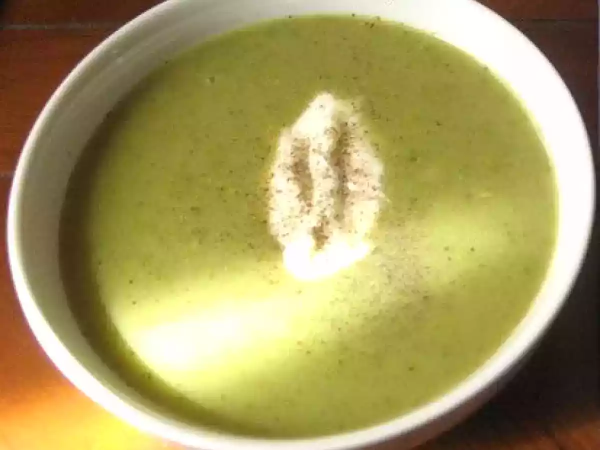 Soupe de cresson au citron