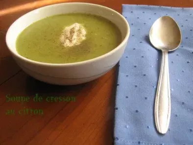 Soupe de cresson au citron - photo 2