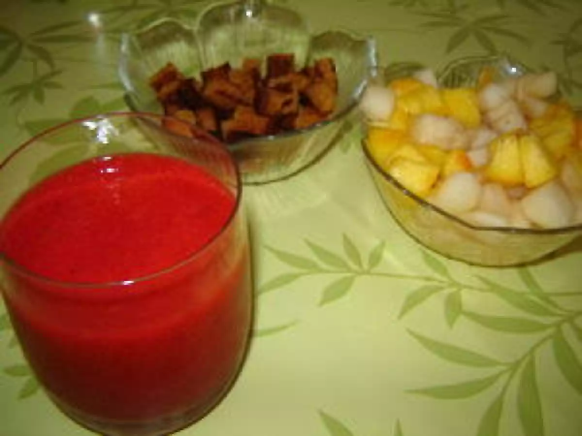 Soupe de fraises