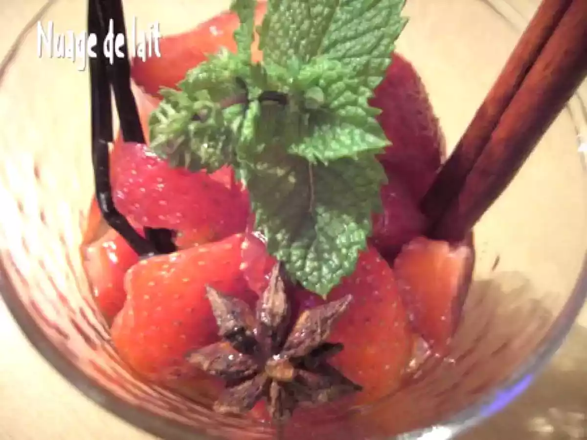 Soupe de Fraises aux Epices